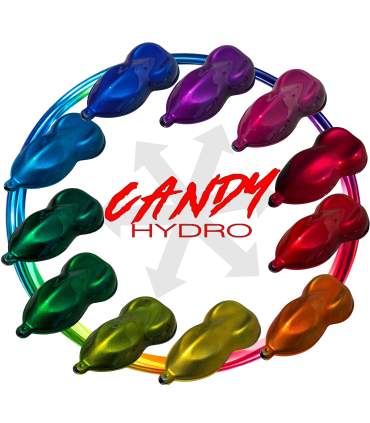 Candy Hydro-concentraten 100% op waterbasis – 12 transparante tinten