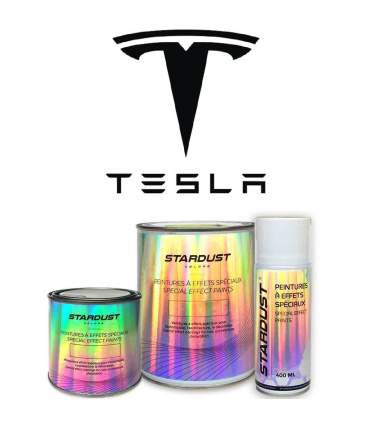 TESLA-verf – Matte grondverf om over te lakken, in pot of spuitbus van 400 ml, op basis van oplosmiddelen – alle kleurcodes