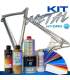 Complete verfset met metallic- of parelmoereffect voor fietsen – keuze uit 37 kleuren