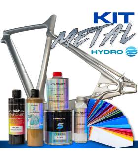 Complete verfset met metallic- of parelmoereffect voor fietsen – keuze uit 37 kleuren