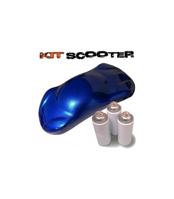 Kit peinture scooter Diamant bleu nuit