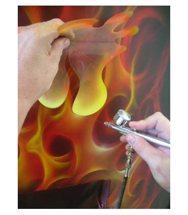 Stardust Stencil voor True Fire vlammen