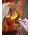 Stardust Stencil voor True Fire vlammen