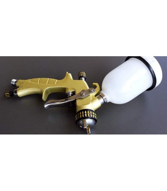 Mini pistolet SAT HVLP Premium Gold 0.8mm + 1.0mm