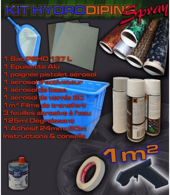 complete kits voor Hydrodipping