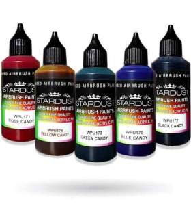 Serie Candy – 11 transparante Acryl-PU kleuren voor airbrush