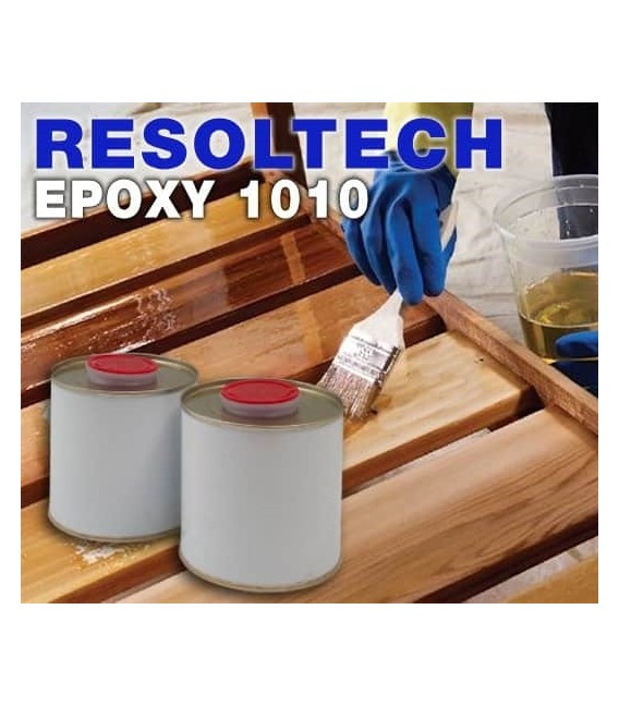 Epoxyhars 1010 met water voor vernissen of impregneren