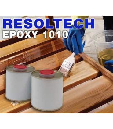 Epoxyhars 1010 met water voor vernissen of impregneren