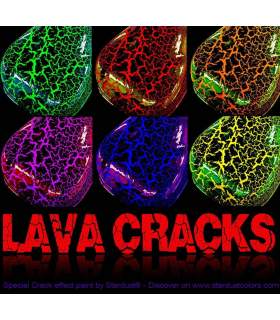 More about LAVA CRACKS crackled effect verf