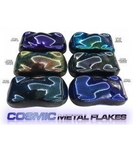 Transparante Cosmic Flakes - 5 kleuren