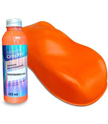 GULF ORANJE en GULF BLAUW verf