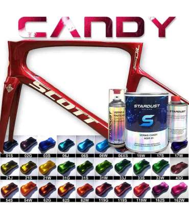 Complete verf set Candy voor fiets - STARDUST BIKE