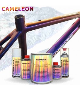 Complete set voor fiets - kameleon effectverf - STARDUST BIKE