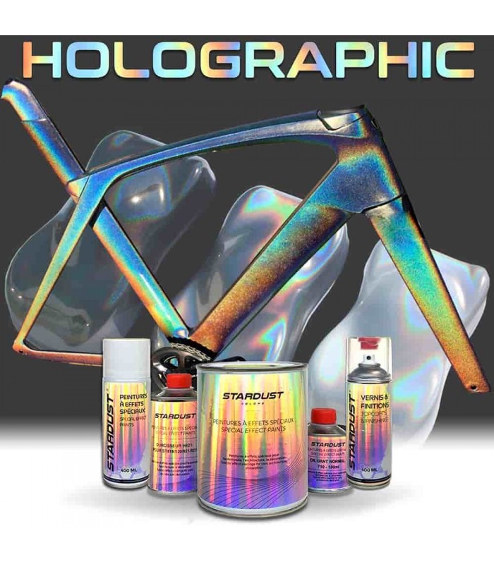 holografische verf – set in pot in spuit | Speciale effecten voor fiets