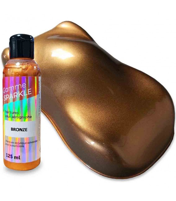 Peinture aérographe SPARKLE BRIGHT ALUMINIUM 125ml