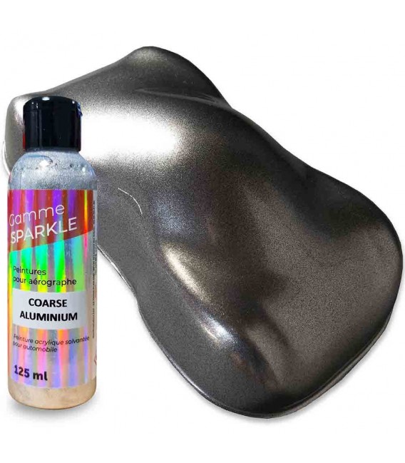 Peinture aérographe SPARKLE BRIGHT ALUMINIUM 125ml