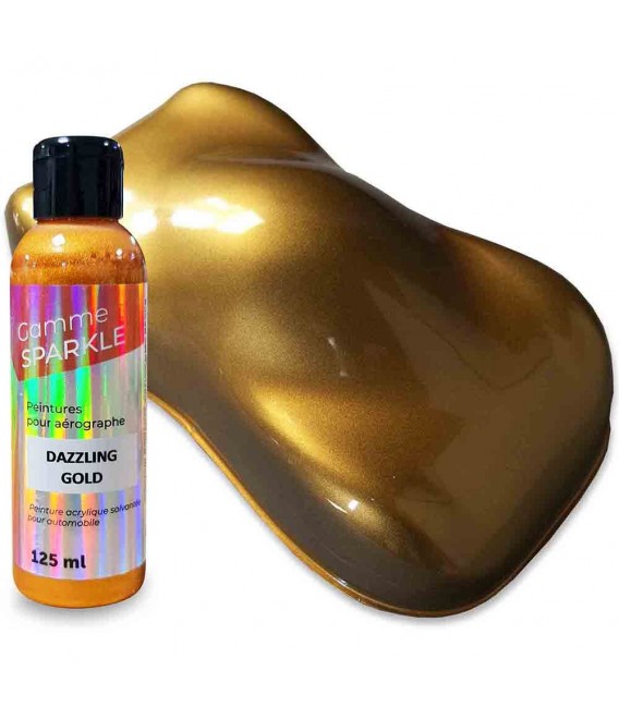 Peinture aérographe SPARKLE BRIGHT ALUMINIUM 125ml
