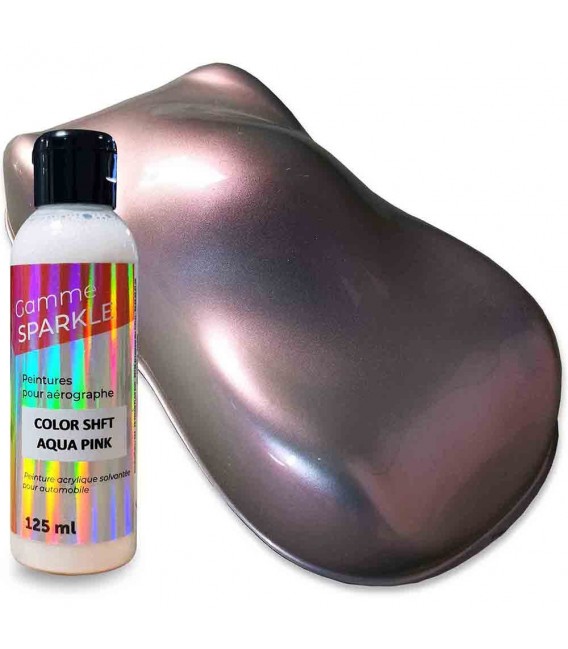 Peinture aérographe SPARKLE Color shift AQUA PINK 125ml