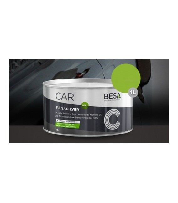 BICOMPONENT POLYESTER ALUMINIUM MASTIEK VOOR CARROSSERIE 1 kg