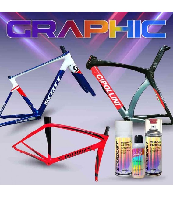 Set van fiets verf Grafisch Design