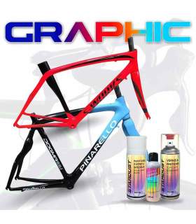 Set van fiets verf Grafisch Design