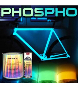 Complete set van fosforescerende verf voor fiets