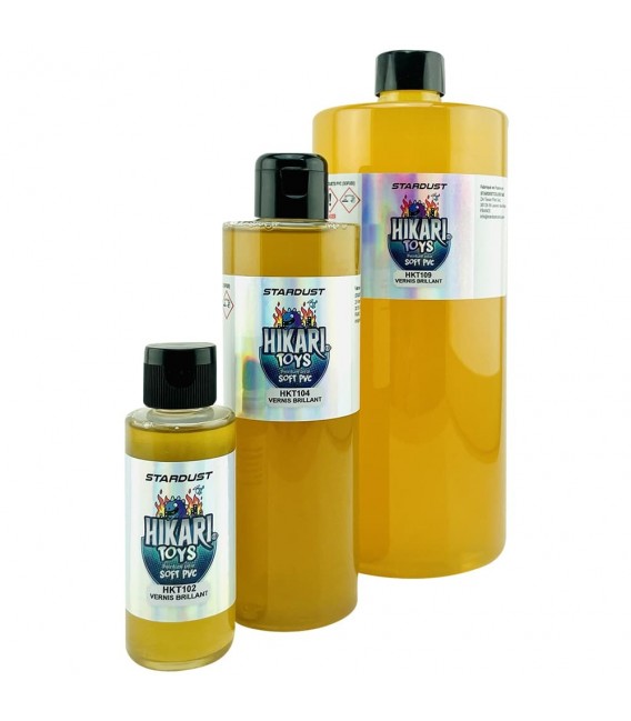 Glanzend PVC Sofubi speelgoed blanke lak van 60ml tot 1L