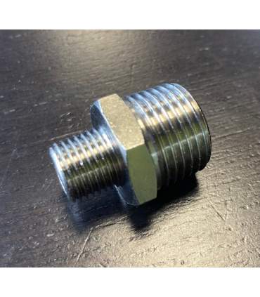 Adapter koppeling voor schroefdraad van 1/4” naar 1/2”