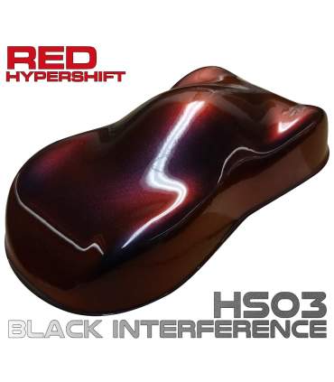 Volledige kit verf voor auto met Black Interferentie effect