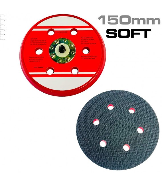 Mini-schurenplaat zelfklevend Velcro 50 en 75 mm