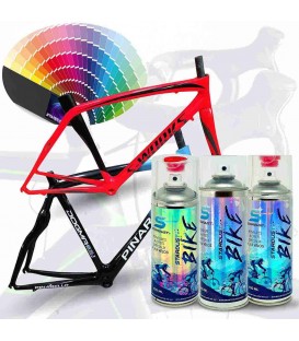 Verf in spuit voor fiets - 63 Grafiek kleuren 400ml