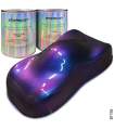 Kit 2Litres peinture cameleon Bleu/Violet/Rouge/cuivre