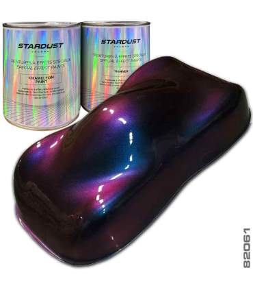 Kit 2Litres peinture cameleon Bleu/Violet/Rouge/cuivre