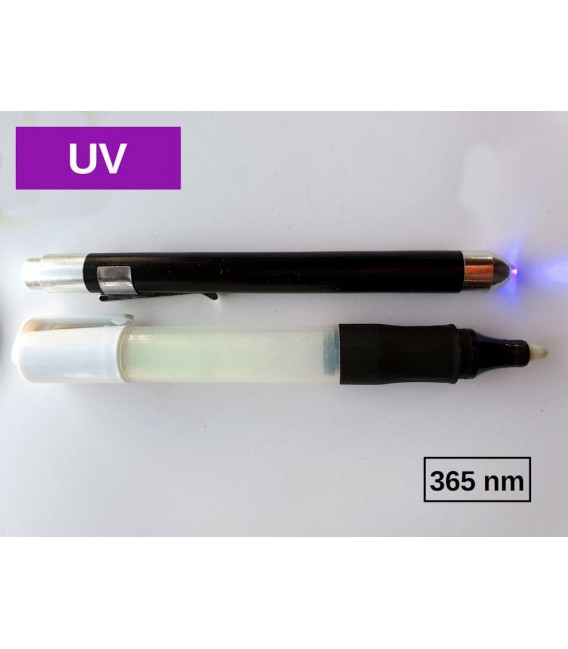 Ultraviolet niet-detecteerbare fluorescerende marker