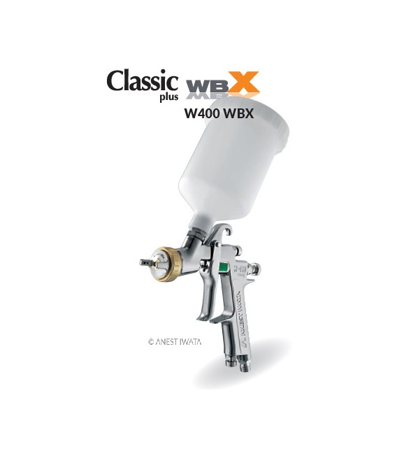 W-400 WBX - IWATA-pistool voor bases