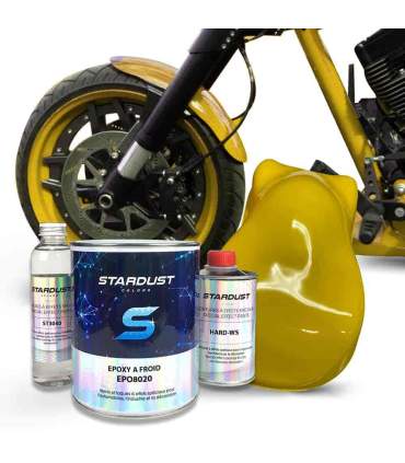 epoxy lak in koude bi-componenten voor velgen en chassis