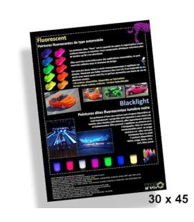 Poster 30x45cm Fluorescente verven