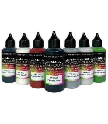 Acryl-PU hechtprimer voor airbrush – wit zwart of grijs