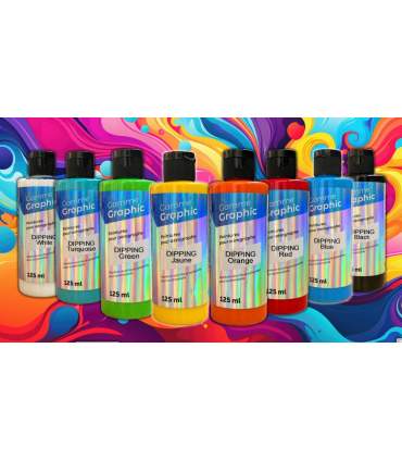 Verven voor Grafisch Dipping – 8 hydrografische kleuren