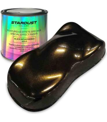 Zwart parelmoer verf Interferentie