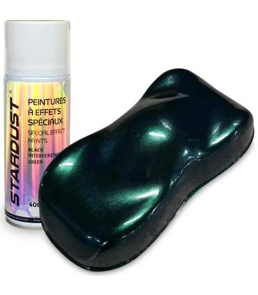 Zwart parelmoer verf Interferentie