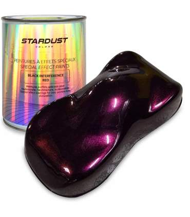 Zwart parelmoer verf Interferentie