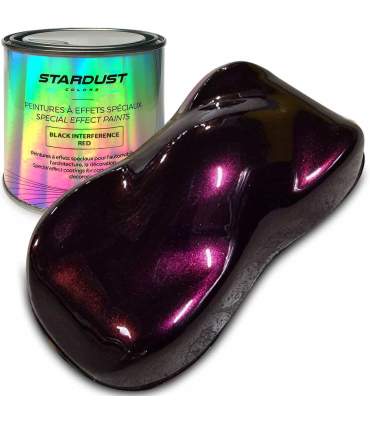 Zwart parelmoer verf Interferentie