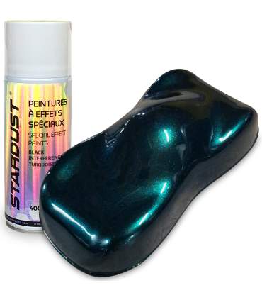 Zwart parelmoer verf Interferentie