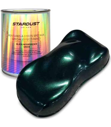 Volledige kit verf voor auto met Black Interferentie effect