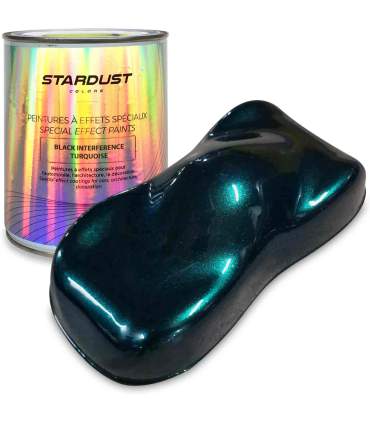 Volledige kit verf voor auto met Black Interferentie effect