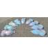 Verven voor airbrush interferenties GHOST – 9 kleuren solventgedragen assortiment SPARKLE