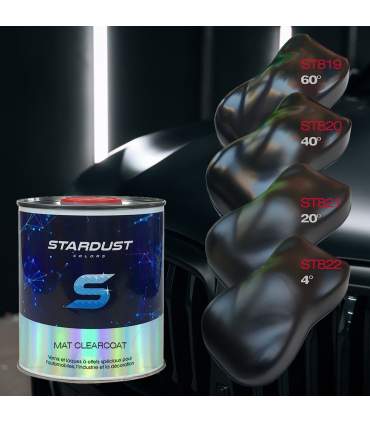 Stardust semi-matte lak voor ultrabestendige auto's - glans van 40 °