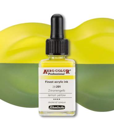 de 36 standaardkleuren Aero Color van Schmincke 28ml