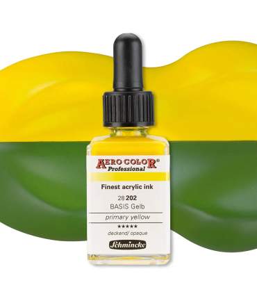 de 36 standaardkleuren Aero Color van Schmincke 28ml